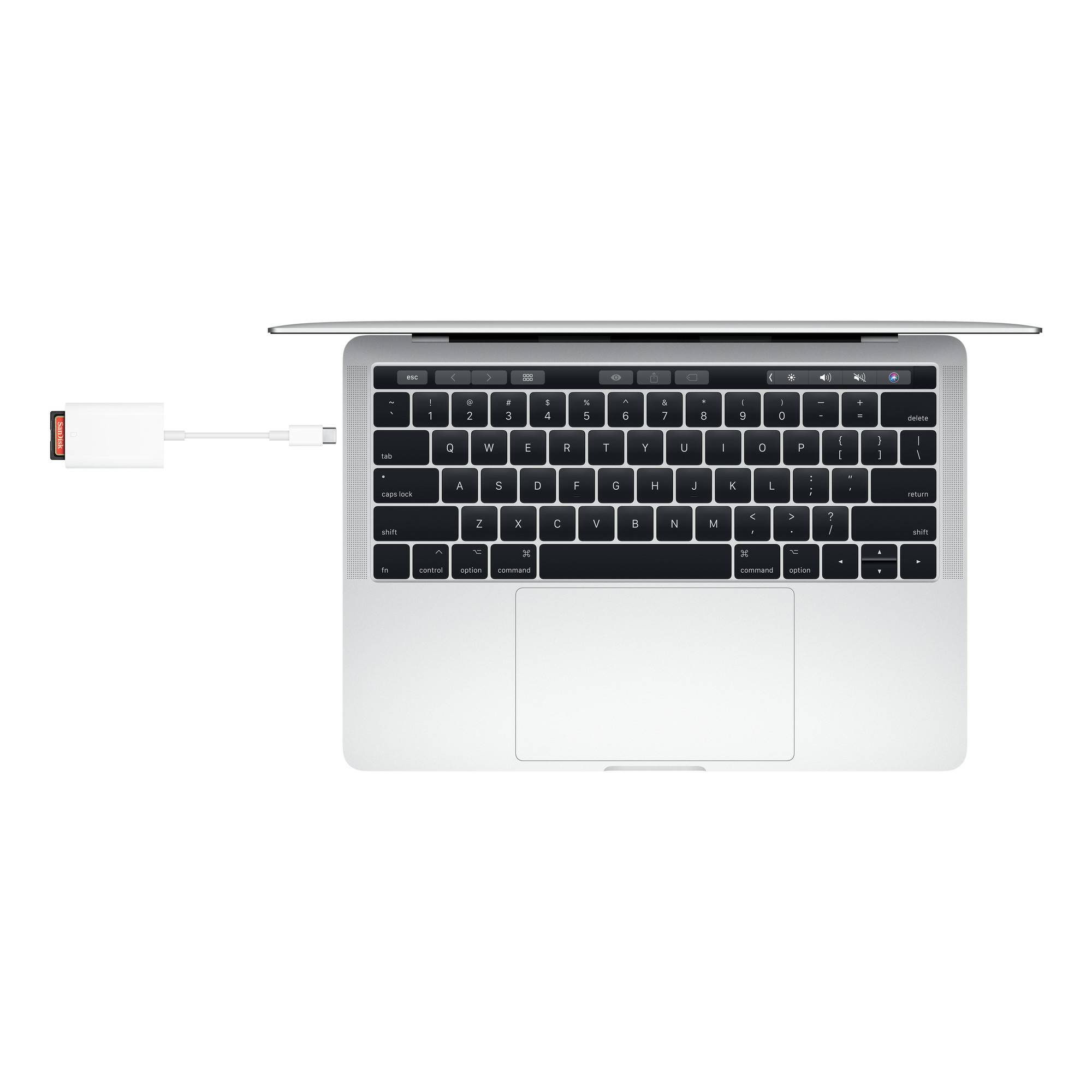Apple MW653ZM/A geheugenkaartlezer USB 2.0 Type-C Wit