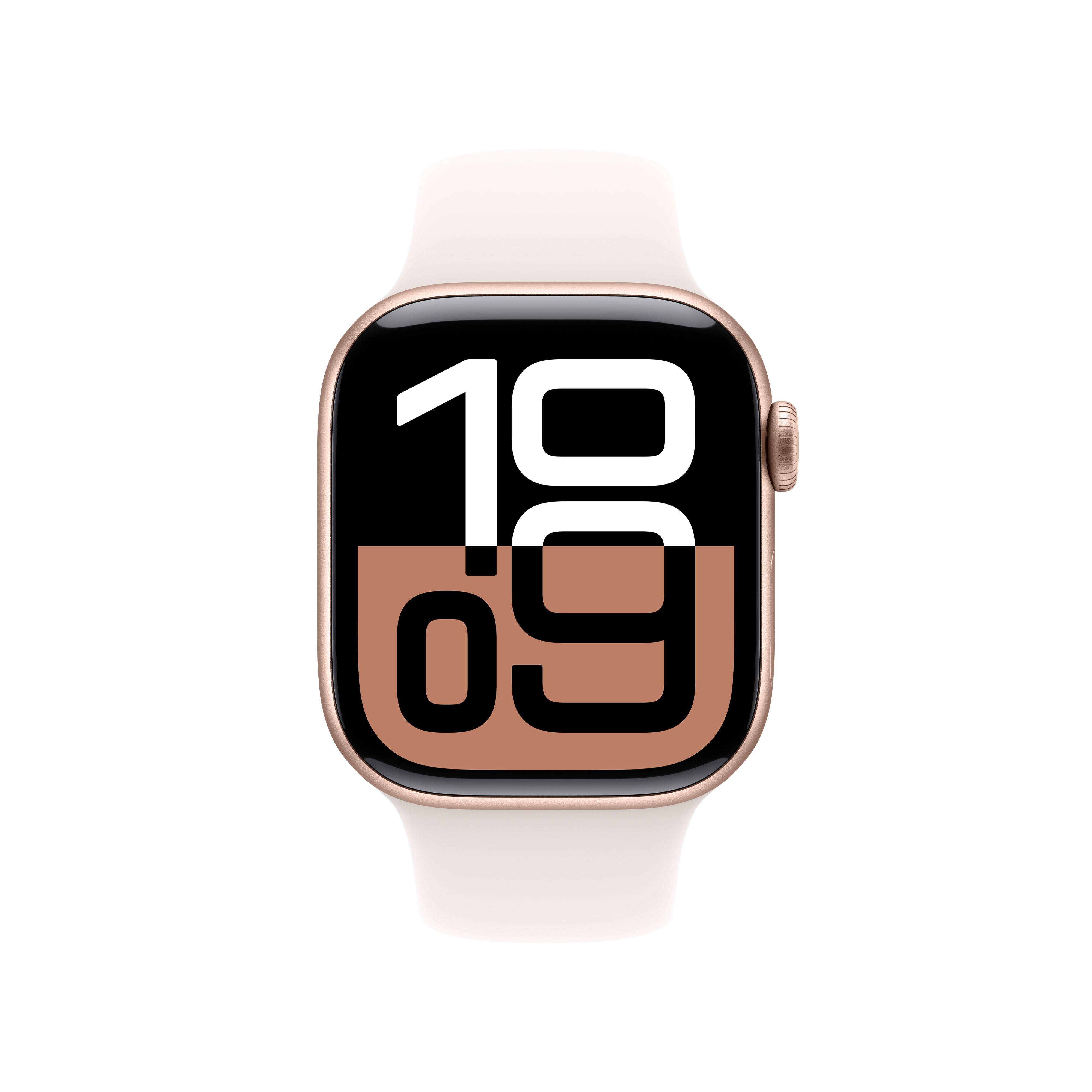 Apple Watch Series 10 42mm Roségoud Sportband S/M