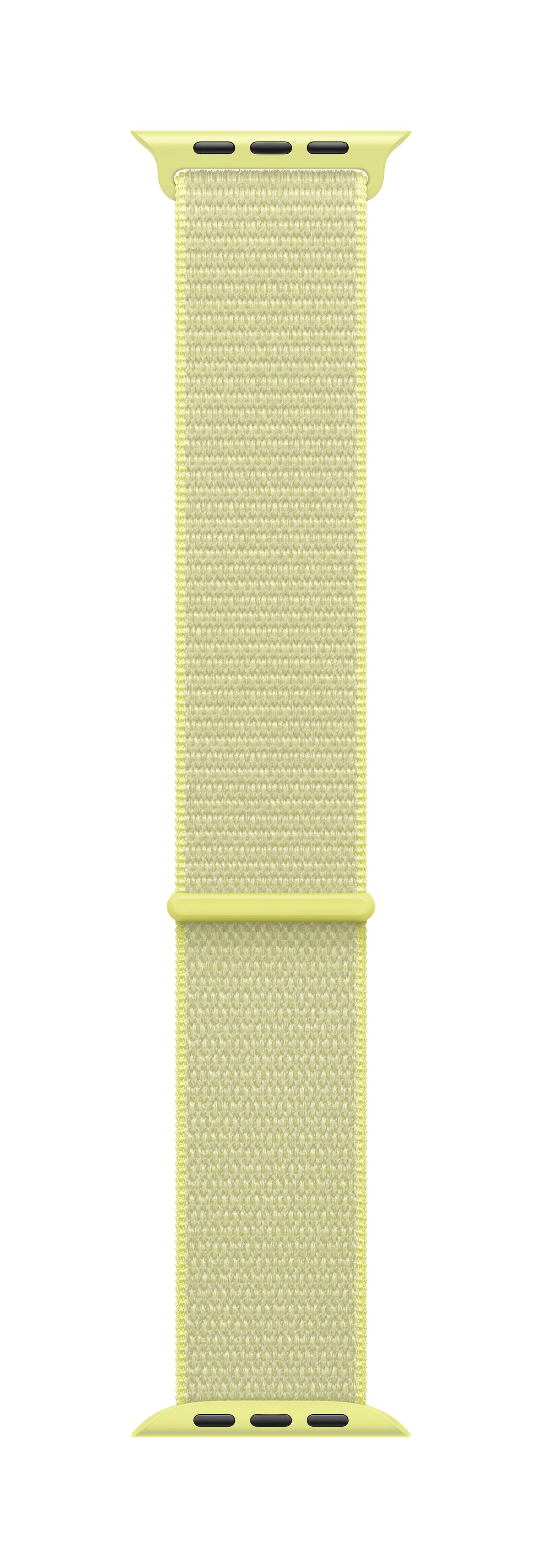 Apple MFFL4ZM/A slimme draagbare accessoire Band Geel Nylon, Gerecycled polyester, Spandex