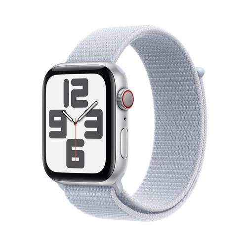 Apple Watch SE (2024) 4G 44mm Zilver Sport Loop
