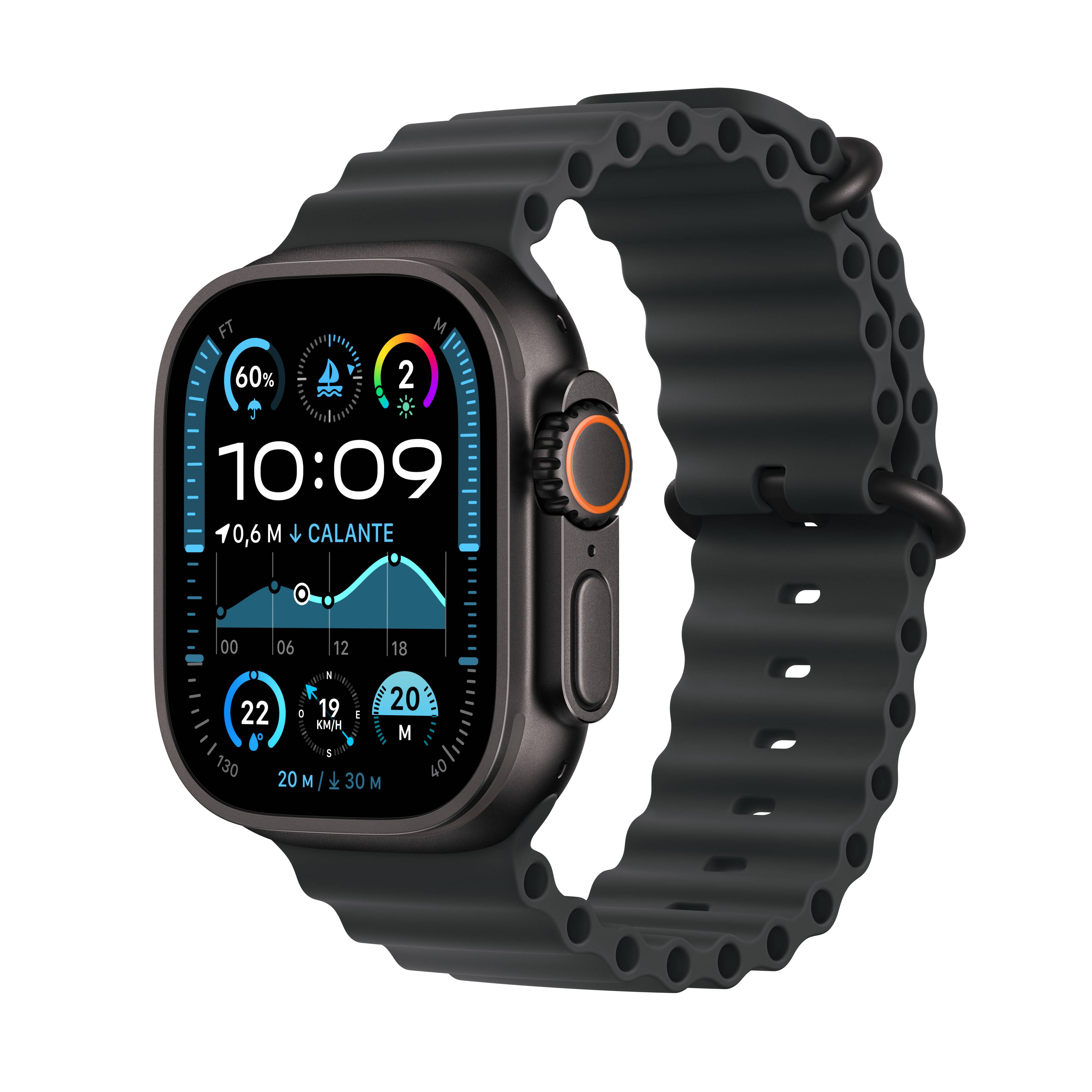 Apple Watch Ultra 2 4G 49mm Zwart Ocean Band Zwart