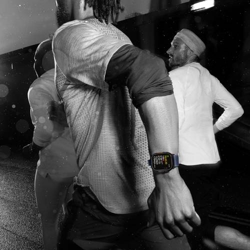 Apple Watch Ultra 2 4G 49mm Zwart Alpine Band Groen L