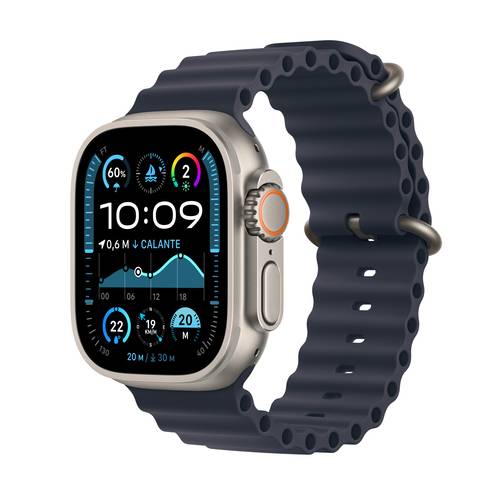 Apple Watch Ultra 2 4G 49mm Zilver Ocean Band Blauw