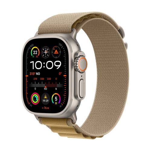 Apple Watch Ultra 2 4G 49mm Zilver Alpine Band Beige L