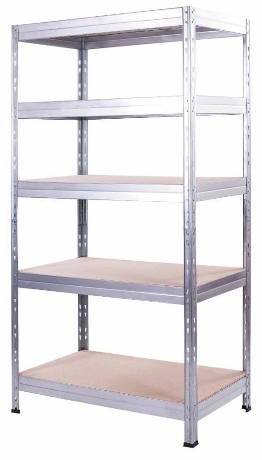 AR Shelving rek Rivet Stabil, ft 180 x 90 x 40 cm, 5 legborden uit HDF ...