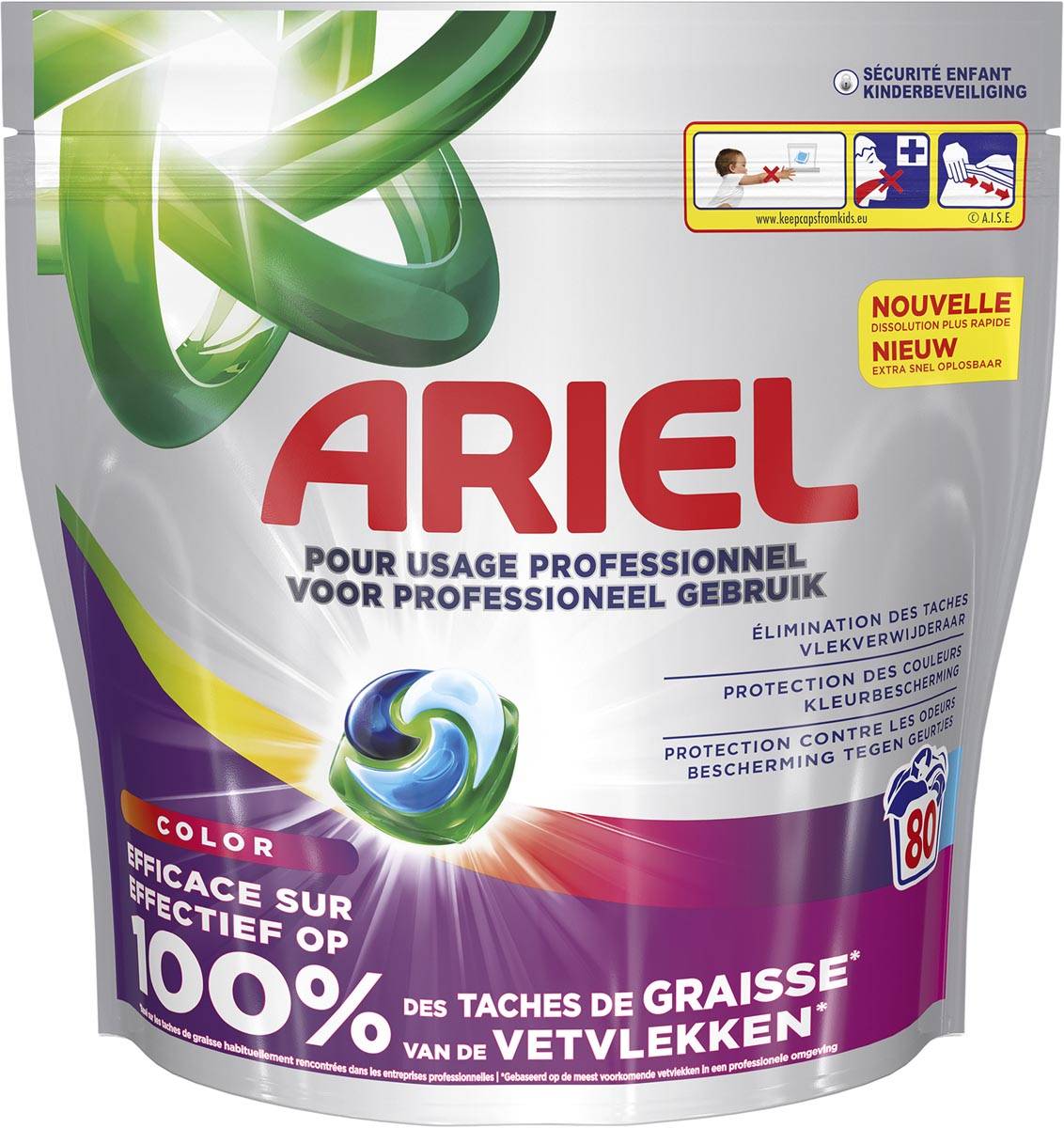 Ariel Pro pods wascapsules, Color, pak van 80 stuks