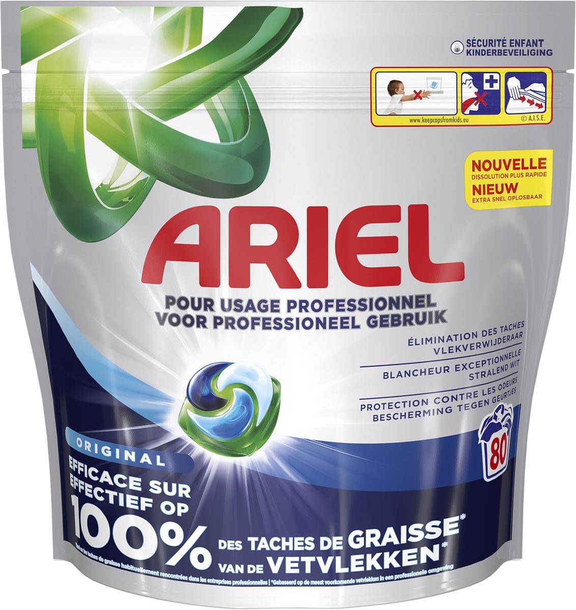 Ariel Pro pods wascapsules, Regular, pak van 80 stuks