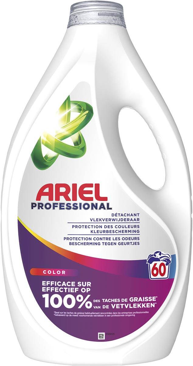Ariel Pro vloeibaar wasmiddel, Color, fles van 2,7 l, 60 wasbeurten