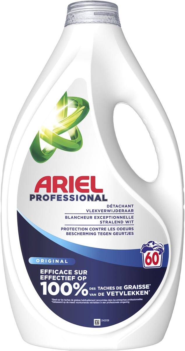 Ariel Pro vloeibaar wasmiddel, Regular, fles van 2,7 l, 60 wasbeurten