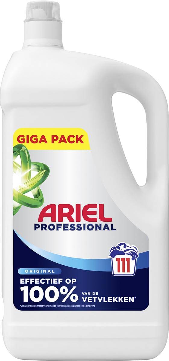 Ariel Pro vloeibaar wasmiddel, Regular, fles van 4,995 l, 111 wasbeurten