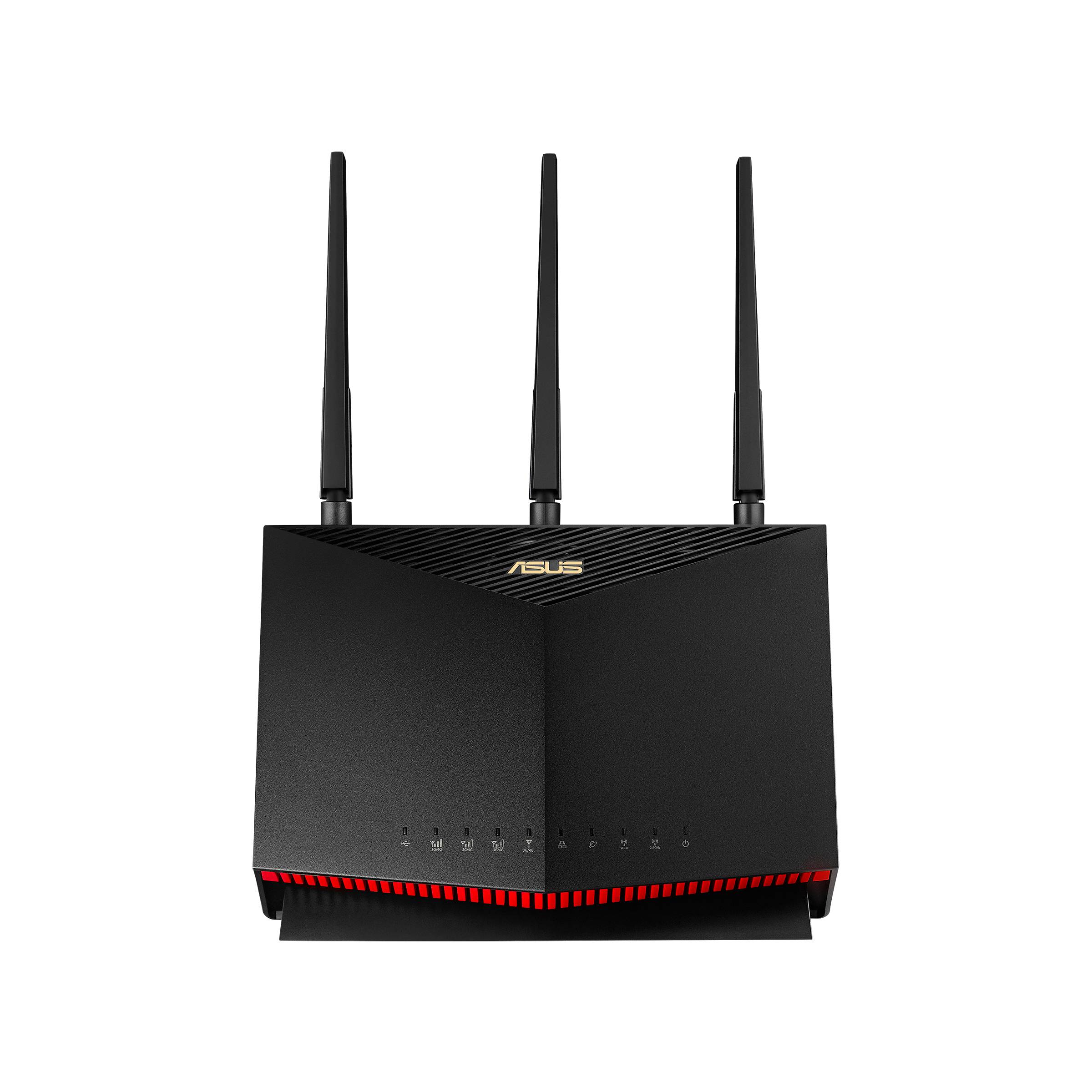 ASUS 4G-AC86U draadloze router Gigabit Ethernet Dual-band (2.4 GHz / 5 GHz) Zwart