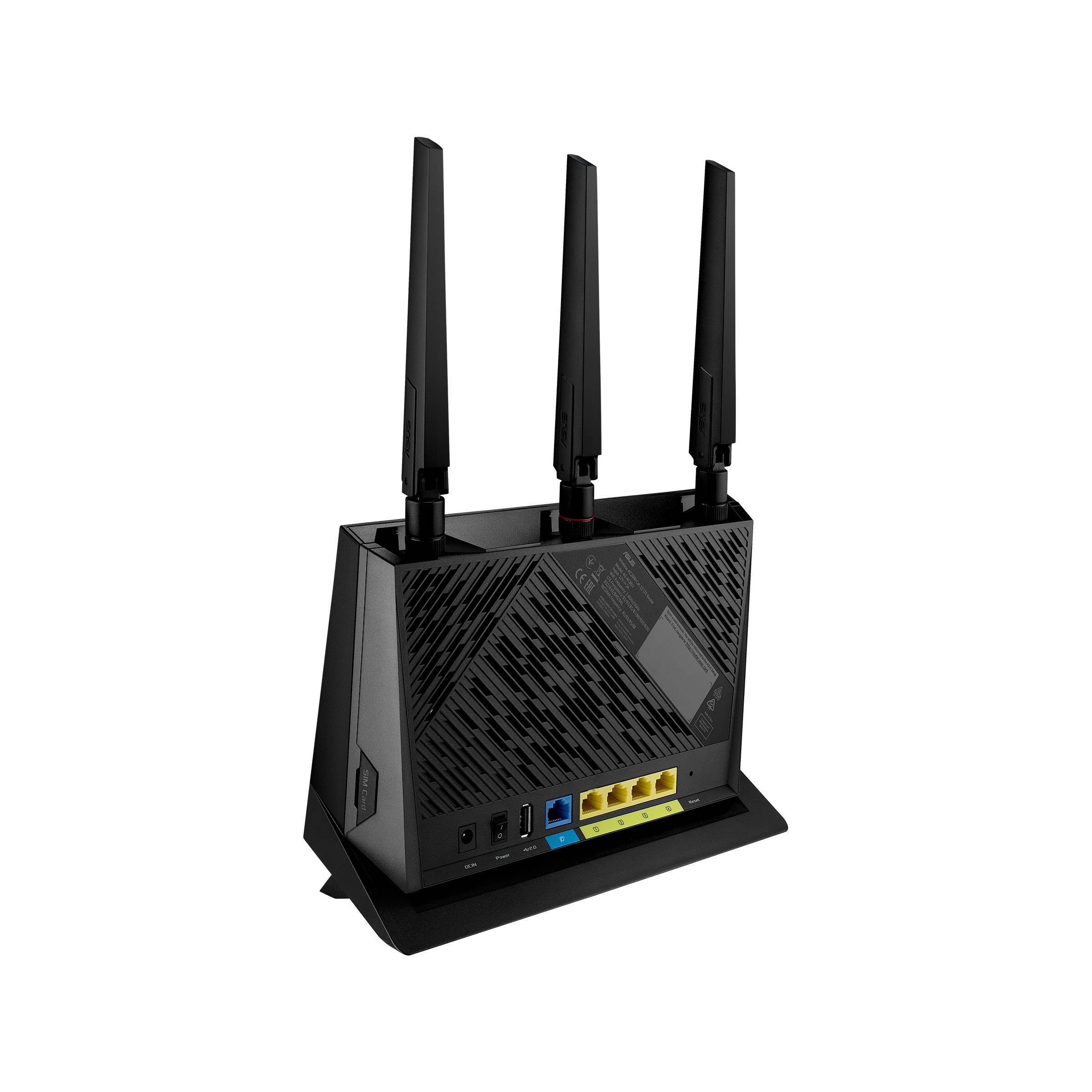 ASUS 4G-AC86U draadloze router Gigabit Ethernet Dual-band (2.4 GHz / 5 GHz) Zwart