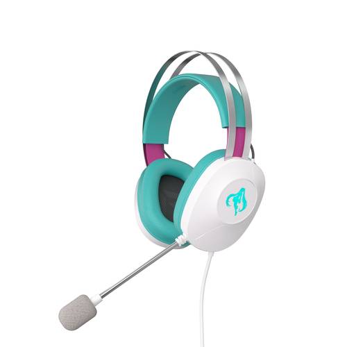 ASUS TUF Gaming H1 Gen II Hatsune Miku Edition Headset Bedraad Hoofdband Gamen USB Type-A Roze, Turkoois, Wit