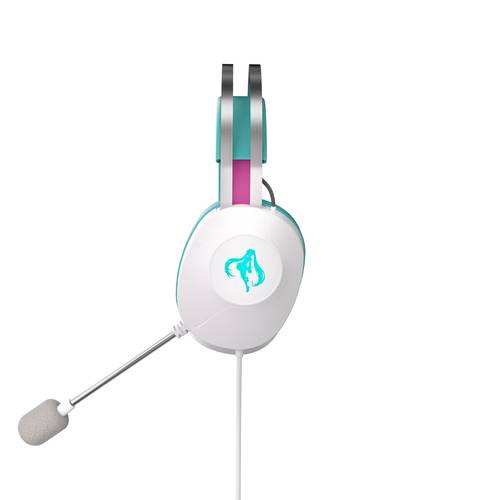 ASUS TUF Gaming H1 Gen II Hatsune Miku Edition Headset Bedraad Hoofdband Gamen USB Type-A Roze, Turkoois, Wit