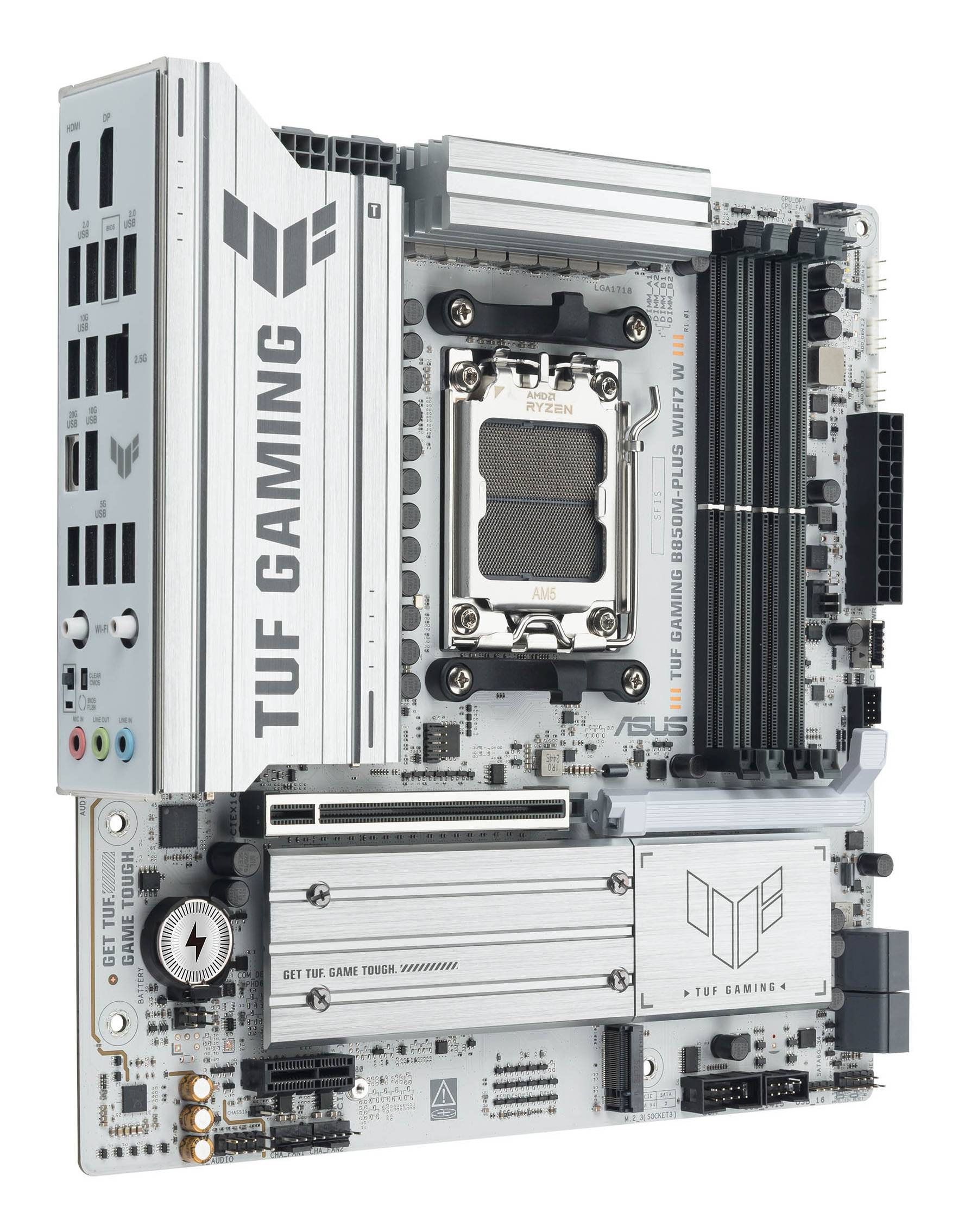 ASUS TUF GAMING B850M-PLUS WIFI7 W AMD B850 Socket AM5 micro ATX
