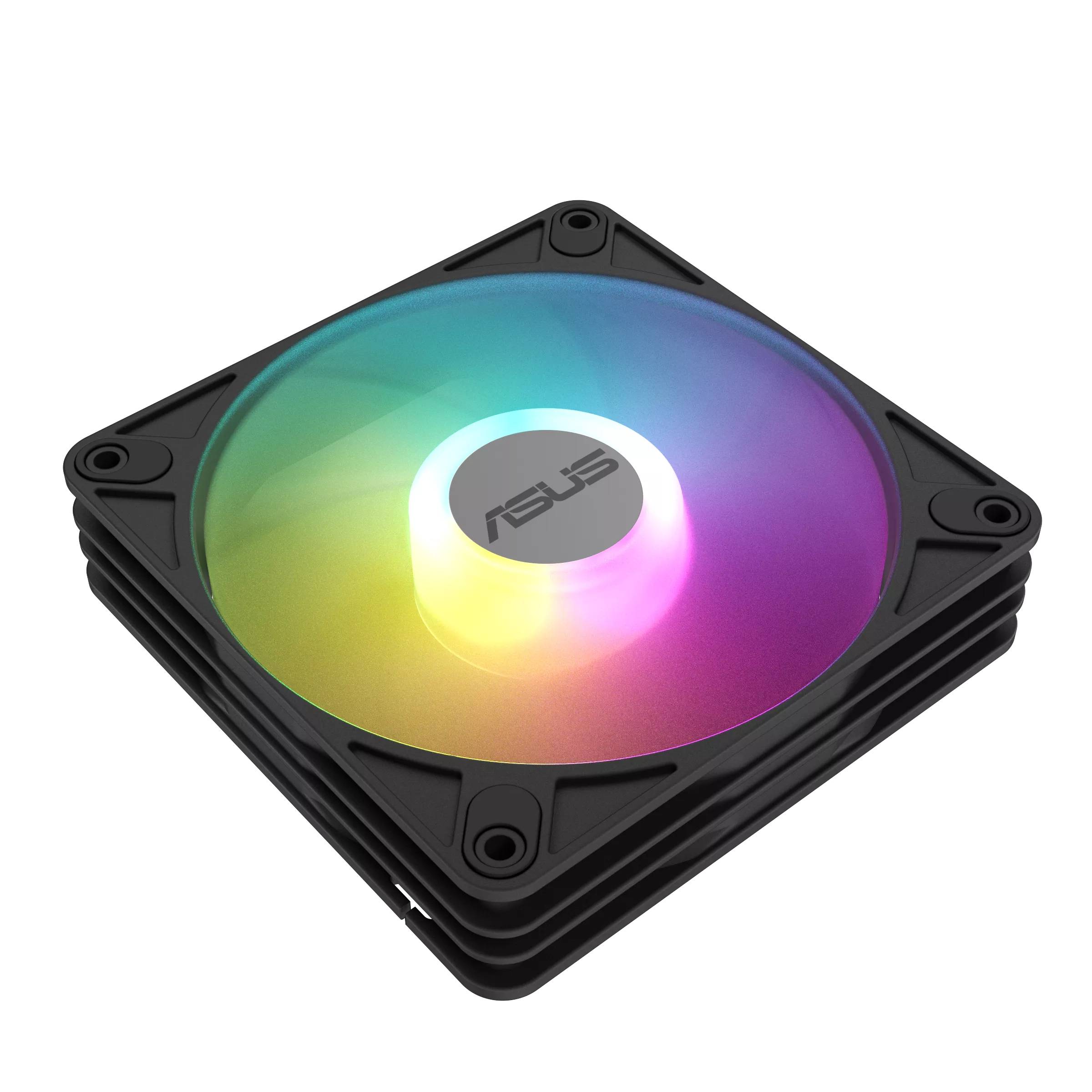 ASUS AR120 ARGB PWM Single Pack Computer behuizing Ventilator 12 cm Zwart 1 stuk(s)