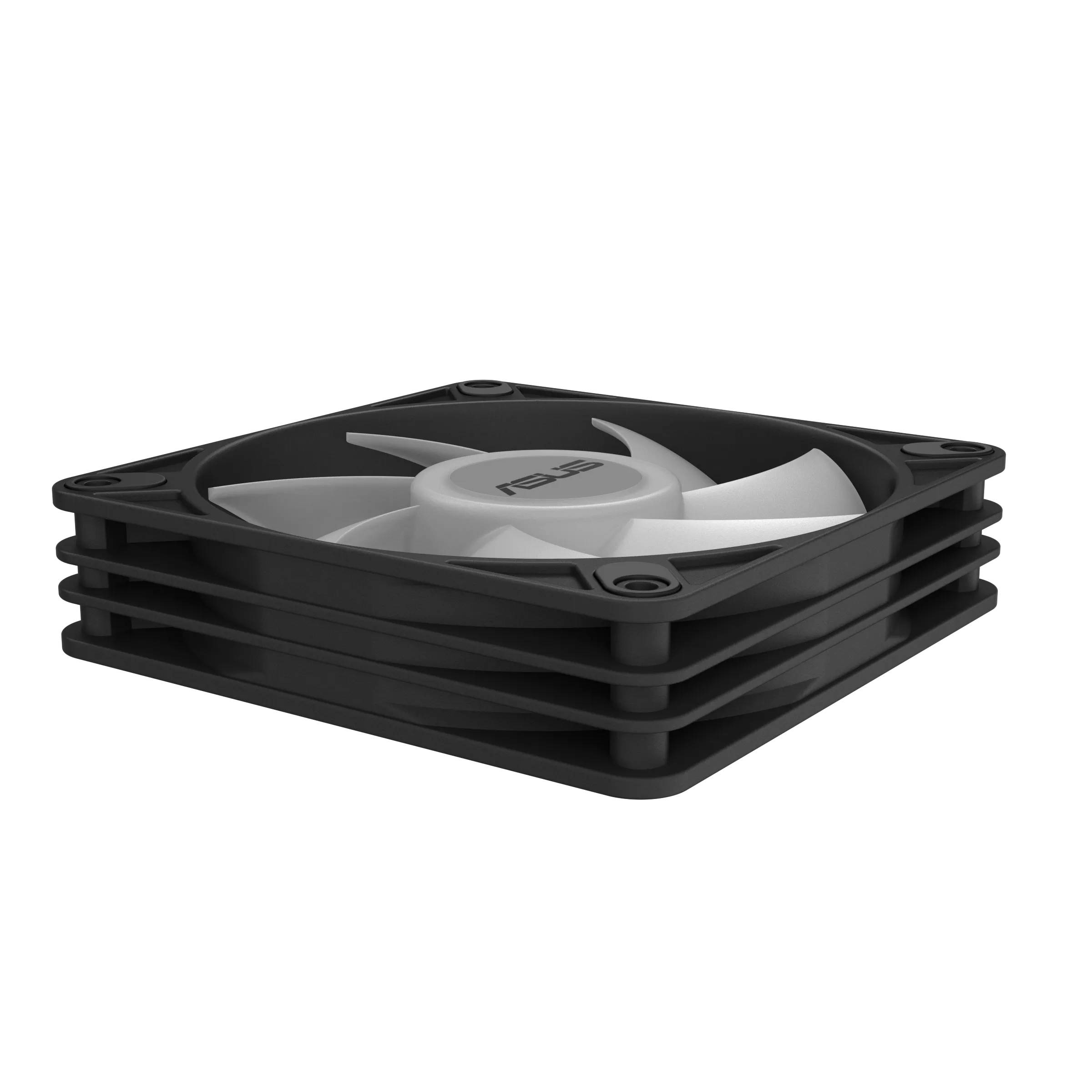 ASUS AR120 ARGB PWM Single Pack Computer behuizing Ventilator 12 cm Zwart 1 stuk(s)