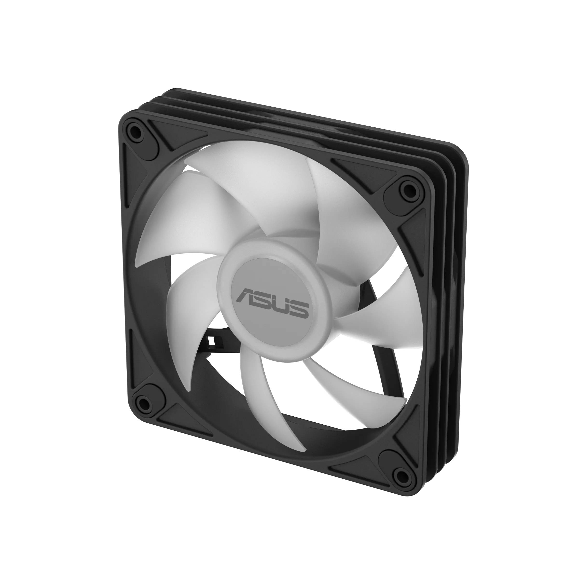 ASUS AR120 ARGB PWM Single Pack Computer behuizing Ventilator 12 cm Zwart 1 stuk(s)