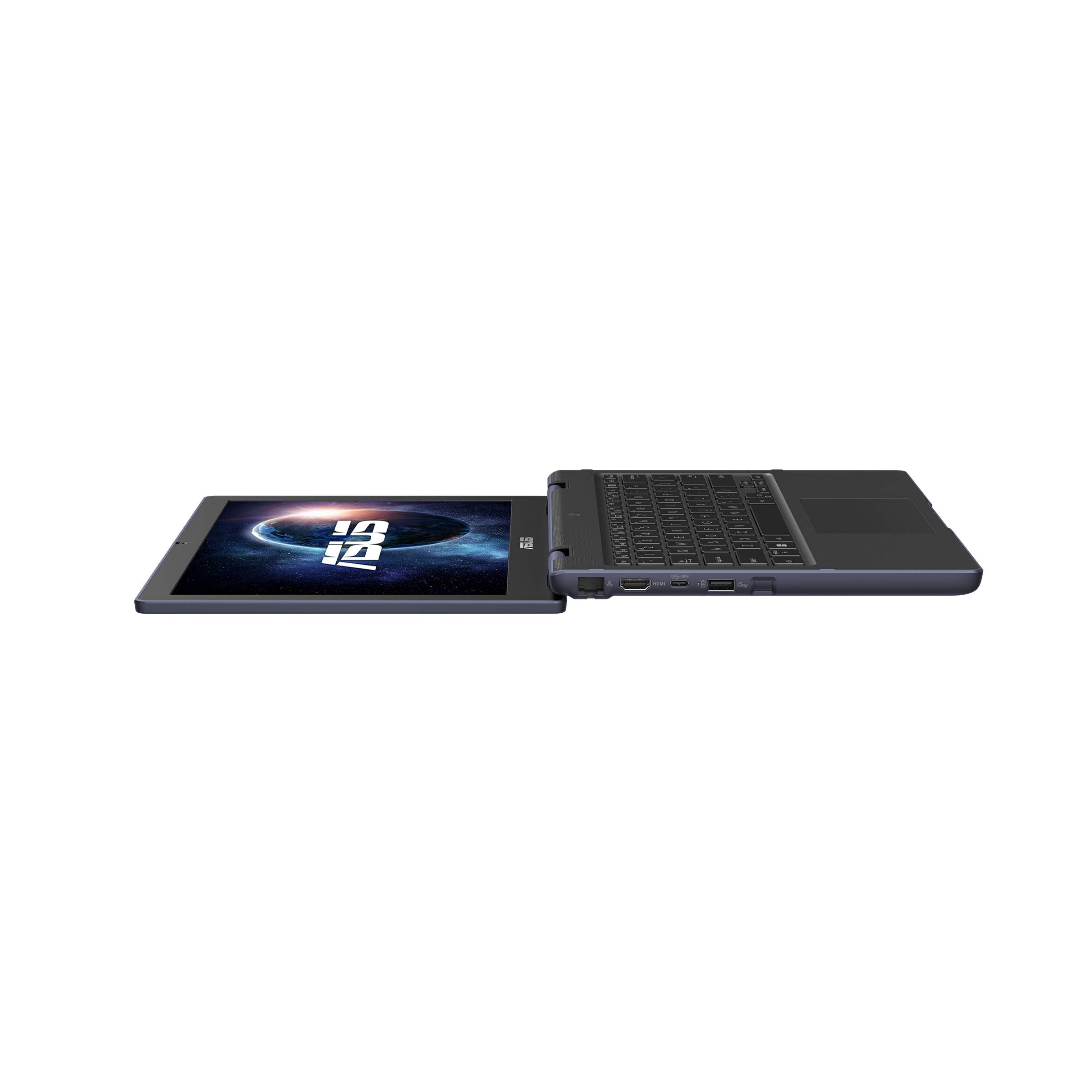 ASUS BR1402CGA-NK0265XA Intel Core i3 N-series i3-N305 Laptop 35,6 cm (14") Full HD 8 GB DDR4-SDRAM 256 GB Flash Wi-Fi 6 (802.11ax) Windows 11 Pro Education Zwart, Grijs