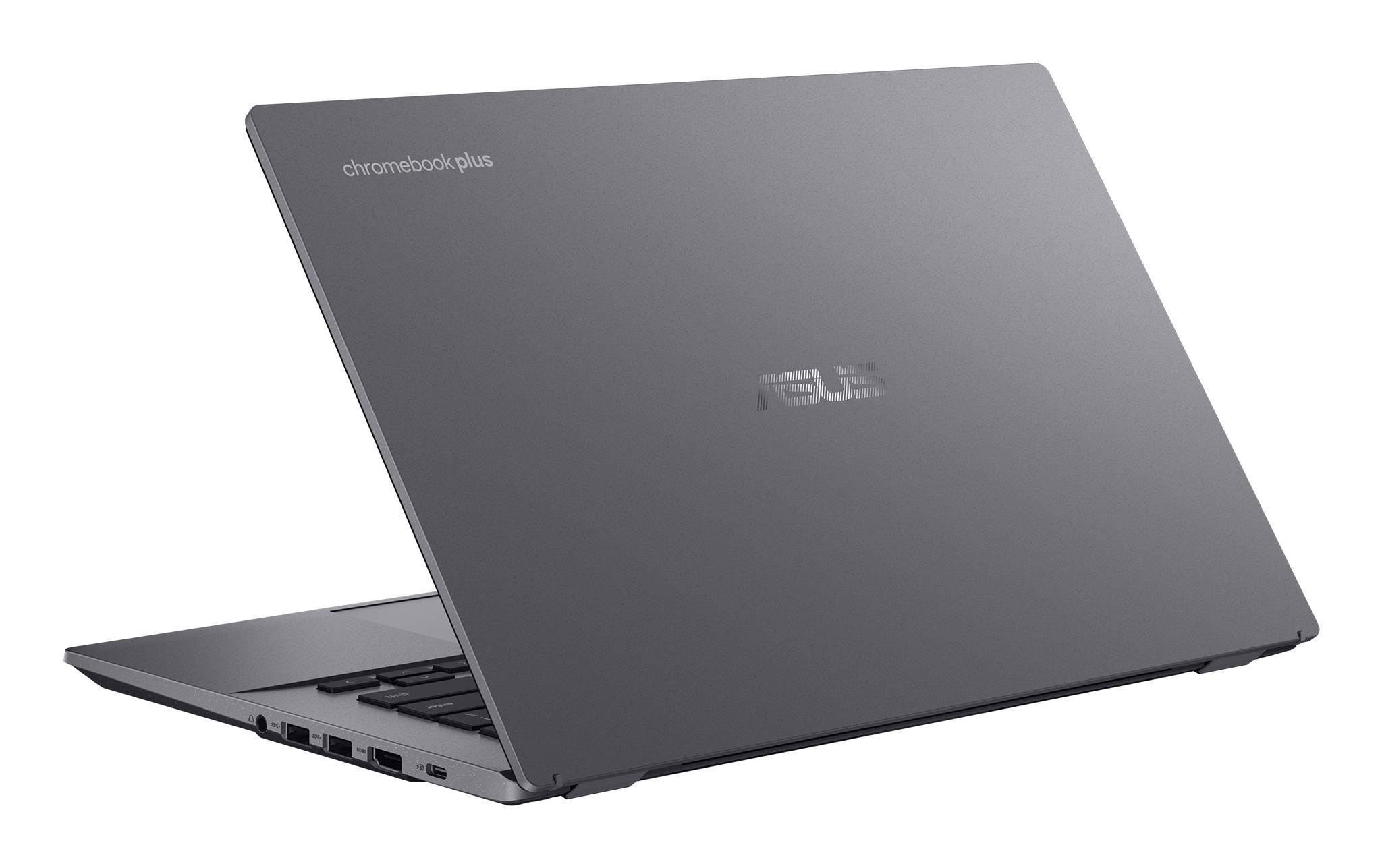 ASUS Chromebook Plus Enterprise CB34 CB3402CBA-MW0748 Intel® Core™ i3 i3-1215U 35,6 cm (14") Touchscreen Full HD 8 GB LPDDR5-SDRAM 128 GB UFS Wi-Fi 6 (802.11ax) ChromeOS US International Grijs