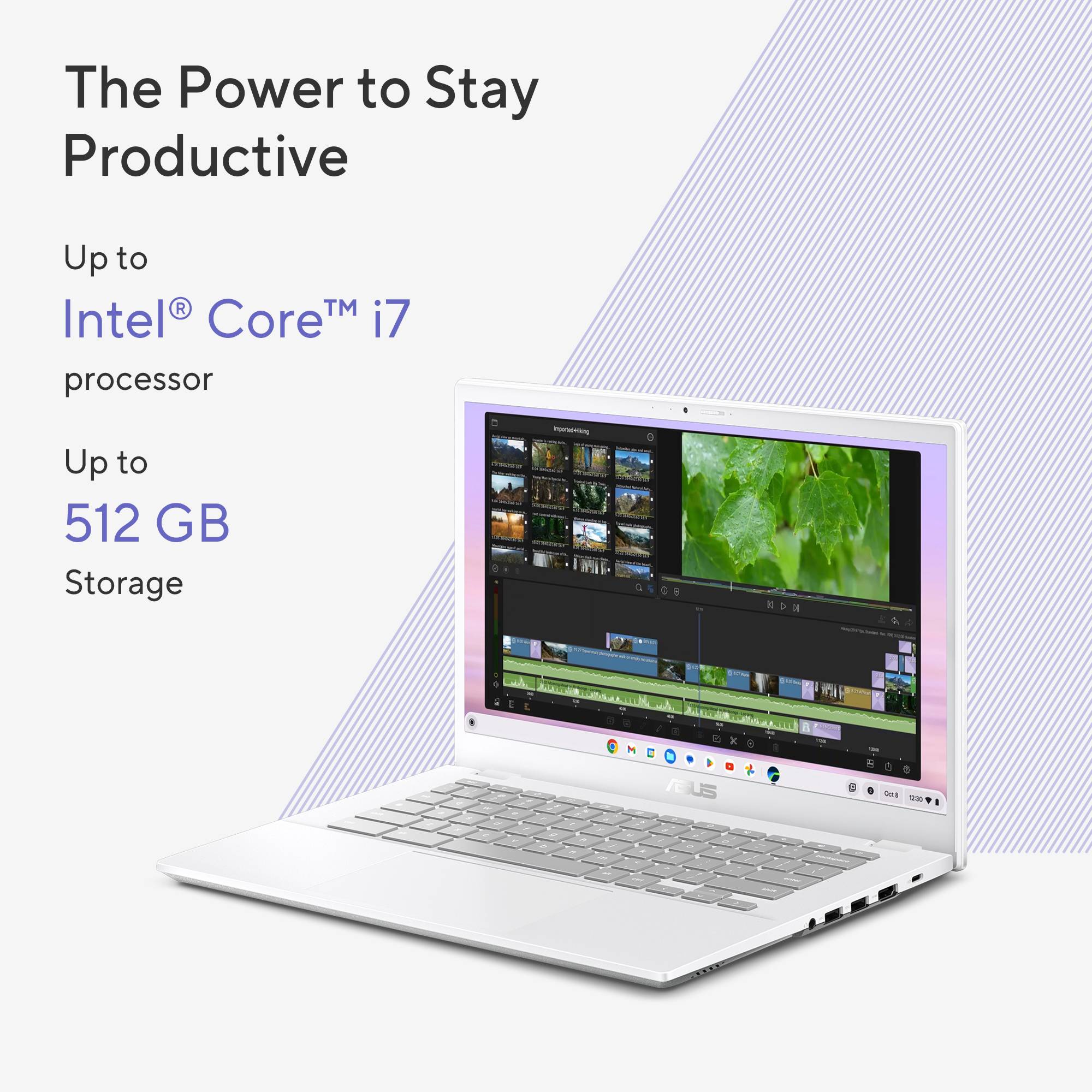 ASUS Chromebook Plus Enterprise CB34 CB3402CBA-MW0748 Intel® Core™ i3 i3-1215U 35,6 cm (14") Touchscreen Full HD 8 GB LPDDR5-SDRAM 128 GB UFS Wi-Fi 6 (802.11ax) ChromeOS US International Grijs