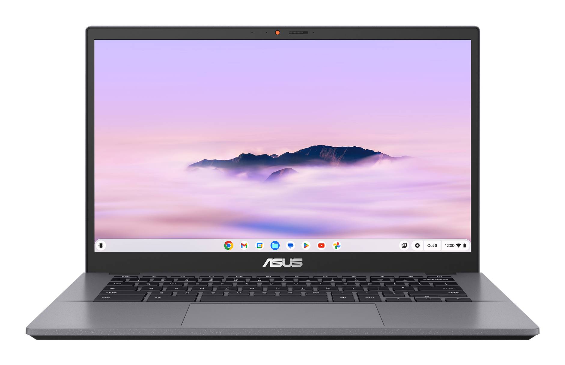 ASUS Chromebook Plus Enterprise CB34 CB3402CBA-MW0748 Intel® Core™ i3 i3-1215U 35,6 cm (14") Touchscreen Full HD 8 GB LPDDR5-SDRAM 128 GB UFS Wi-Fi 6 (802.11ax) ChromeOS US International Grijs