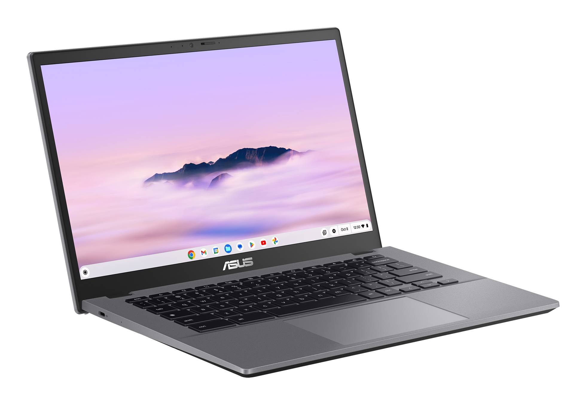 ASUS Chromebook Plus Enterprise CB34 CB3402CBA-MW0748 Intel® Core™ i3 i3-1215U 35,6 cm (14") Touchscreen Full HD 8 GB LPDDR5-SDRAM 128 GB UFS Wi-Fi 6 (802.11ax) ChromeOS US International Grijs
