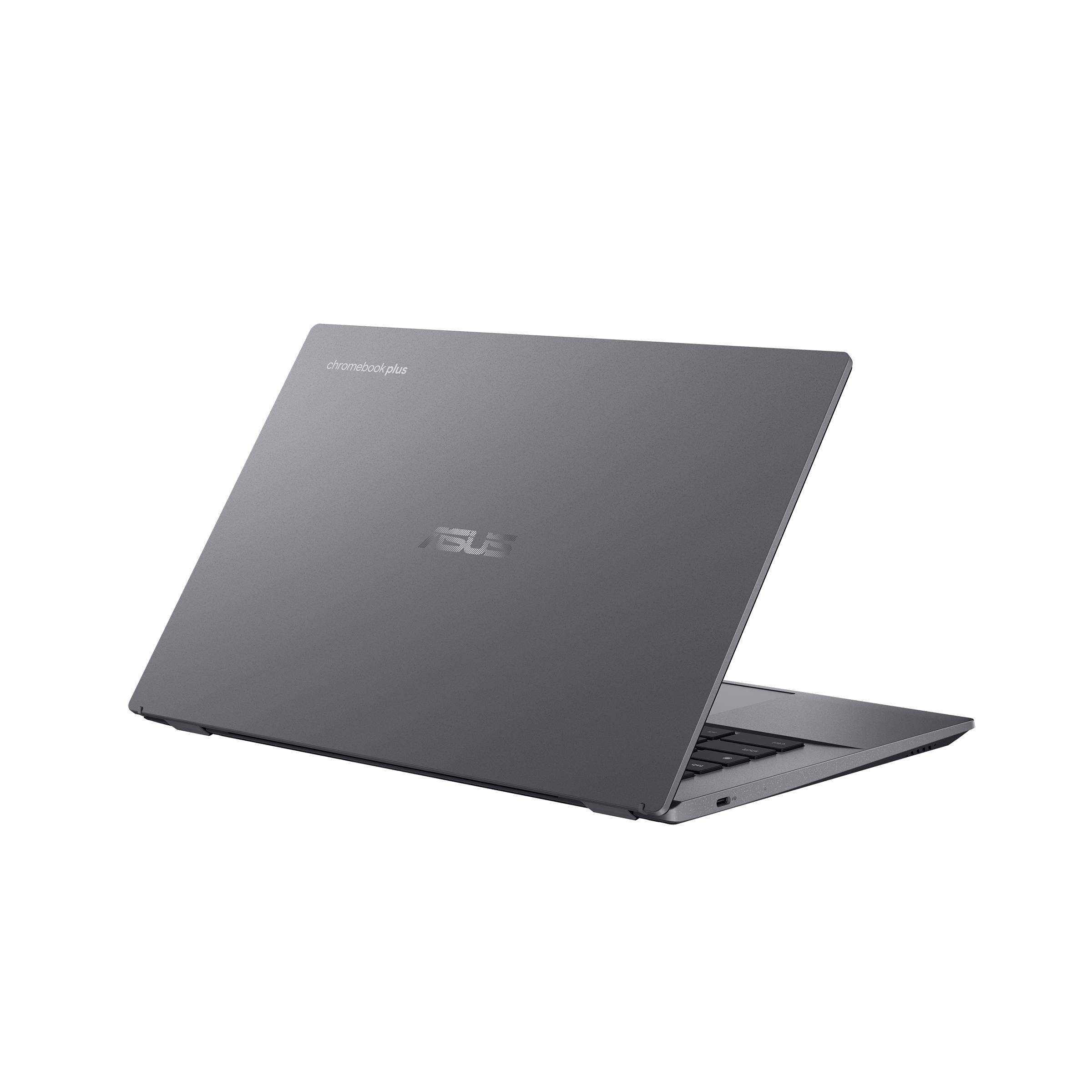 ASUS Chromebook Plus Enterprise CB34 CB3402CBA-MW0748 Intel® Core™ i3 i3-1215U 35,6 cm (14") Touchscreen Full HD 8 GB LPDDR5-SDRAM 128 GB UFS Wi-Fi 6 (802.11ax) ChromeOS US International Grijs