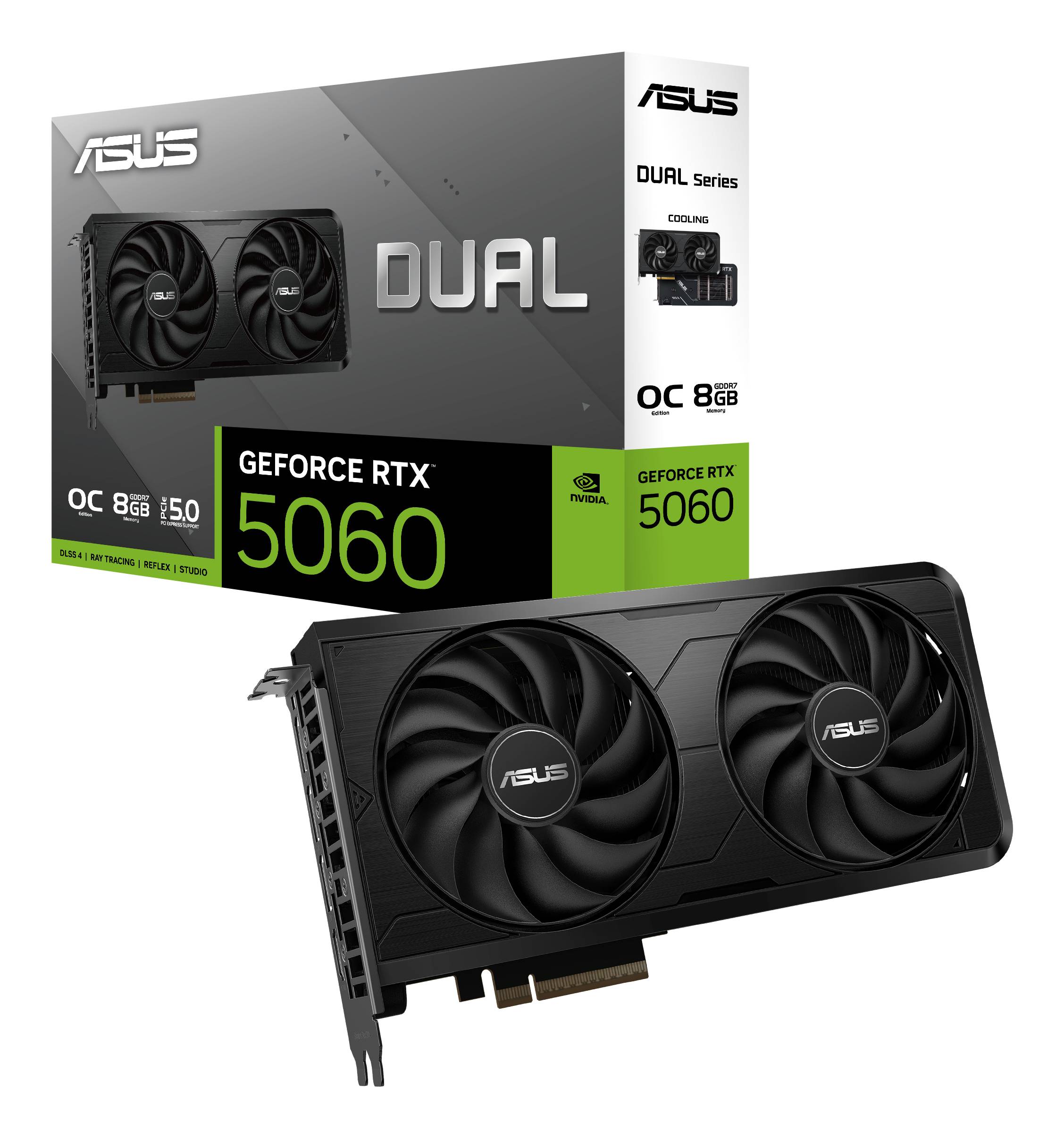 ASUS Dual -RTX5060-O8G-EVO NVIDIA GeForce RTX 5060 8 GB GDDR7