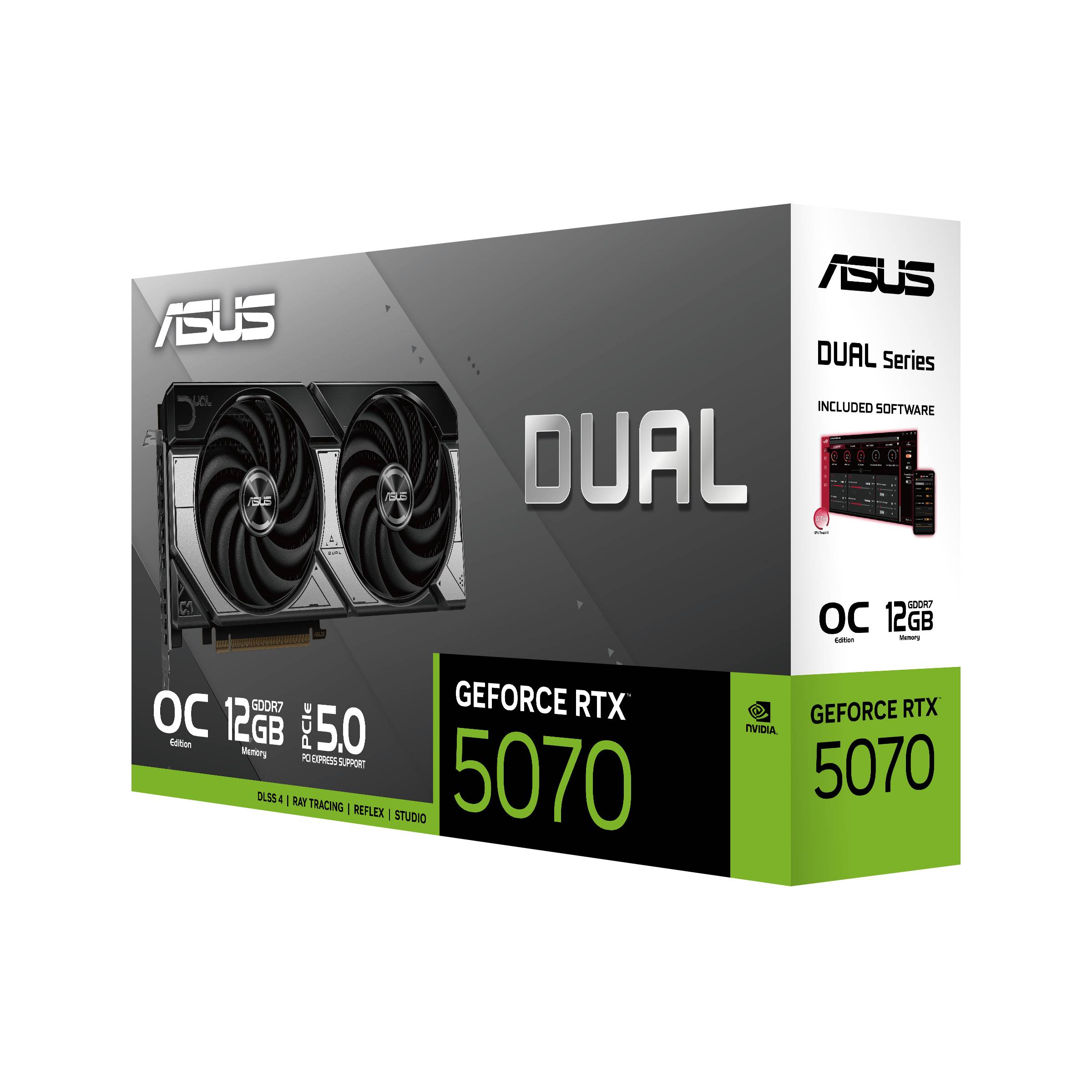 ASUS Dual -RTX5070-O12G NVIDIA GeForce RTX 5070 12 GB GDDR7
