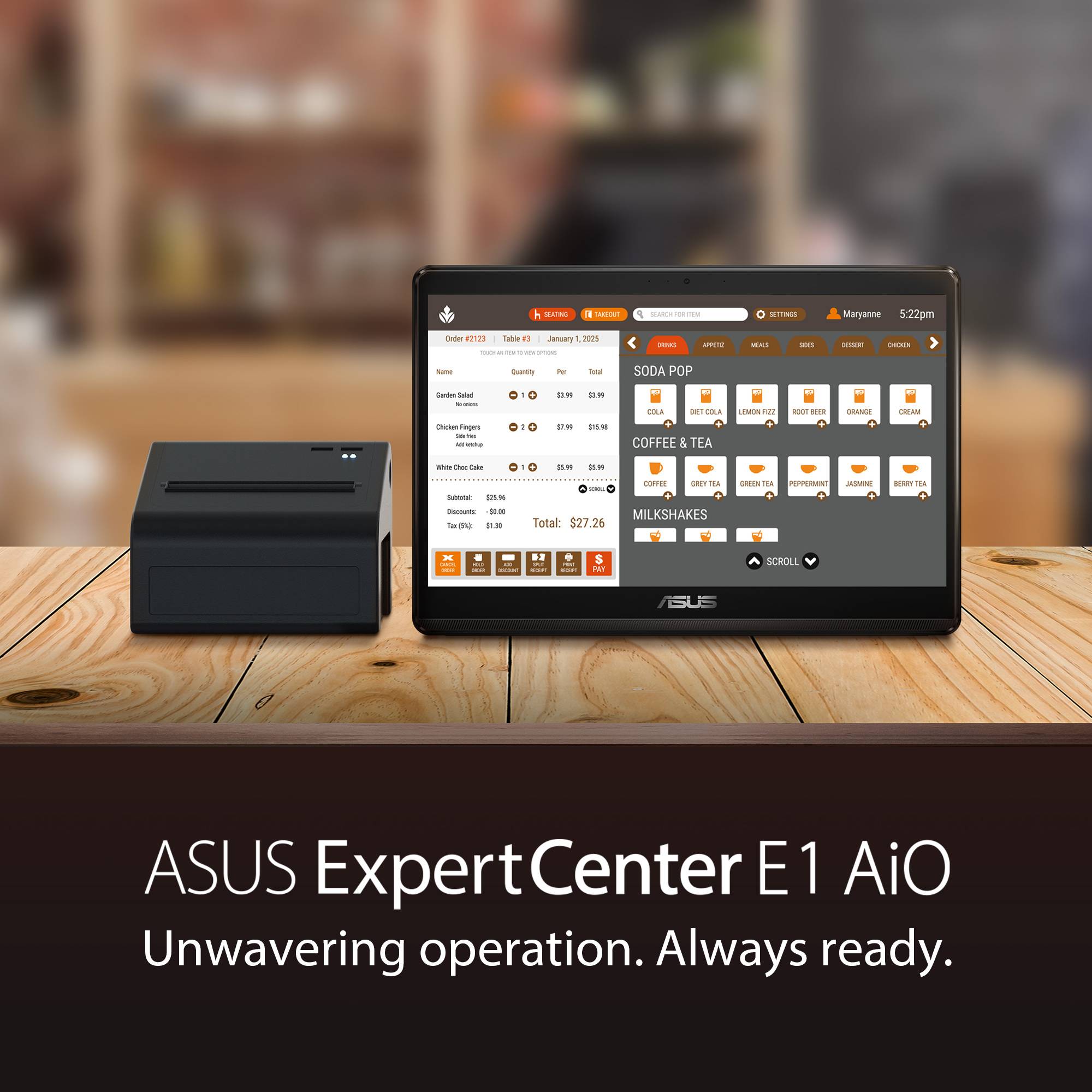 ASUS ExpertCenter E1 AiO E1600WKAT-BA069M Intel® Celeron® N N4500 39,6 cm (15.6") 1920 x 1080 Pixels Touchscreen Alles-in-één-pc 4 GB DDR4-SDRAM 256 GB SSD Wi-Fi 5 (802.11ac) Zwart
