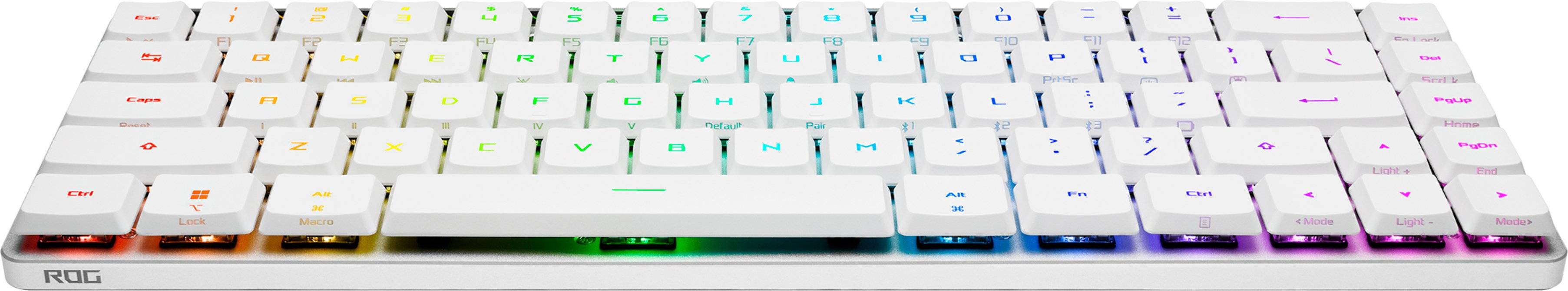 ASUS ROG Falchion RX Low Profile toetsenbord Gamen USB + RF Wireless + Bluetooth Wit