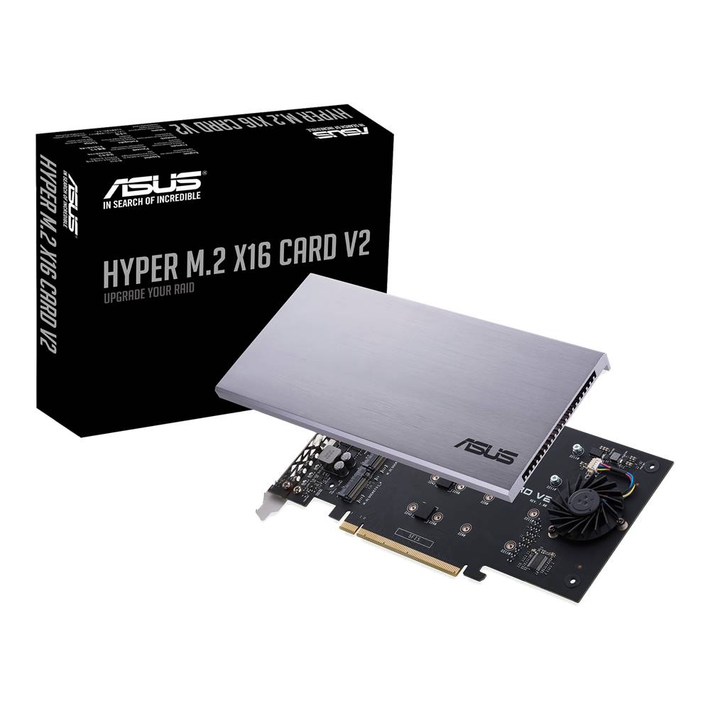 ASUS HYPER M.2 X16 CARD V2 interfacekaart/-adapter Intern