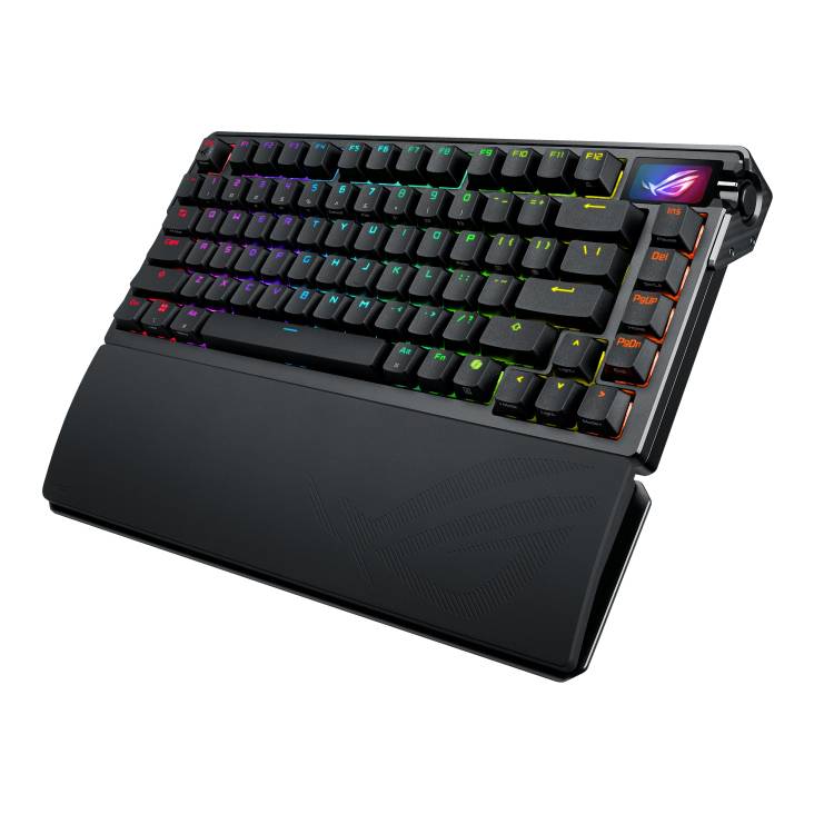 ASUS ROG Azoth Extreme toetsenbord Gamen USB + RF Wireless + Bluetooth QWERTY Engels Zwart