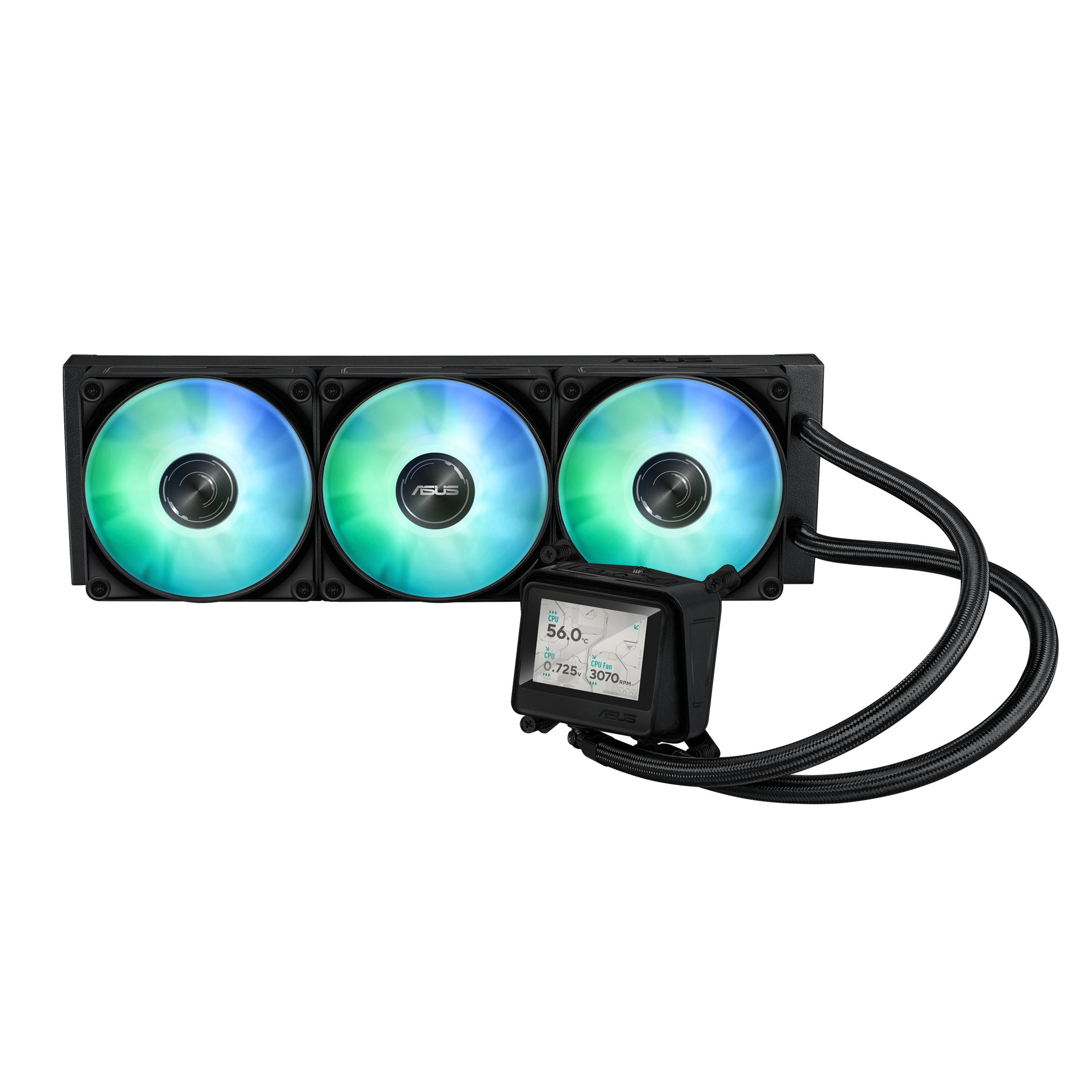 ASUS MAX Gaming LC 360 ARGB LCD White Edition Processor Alles-in-één vloeistofkoeler 12 cm Wit