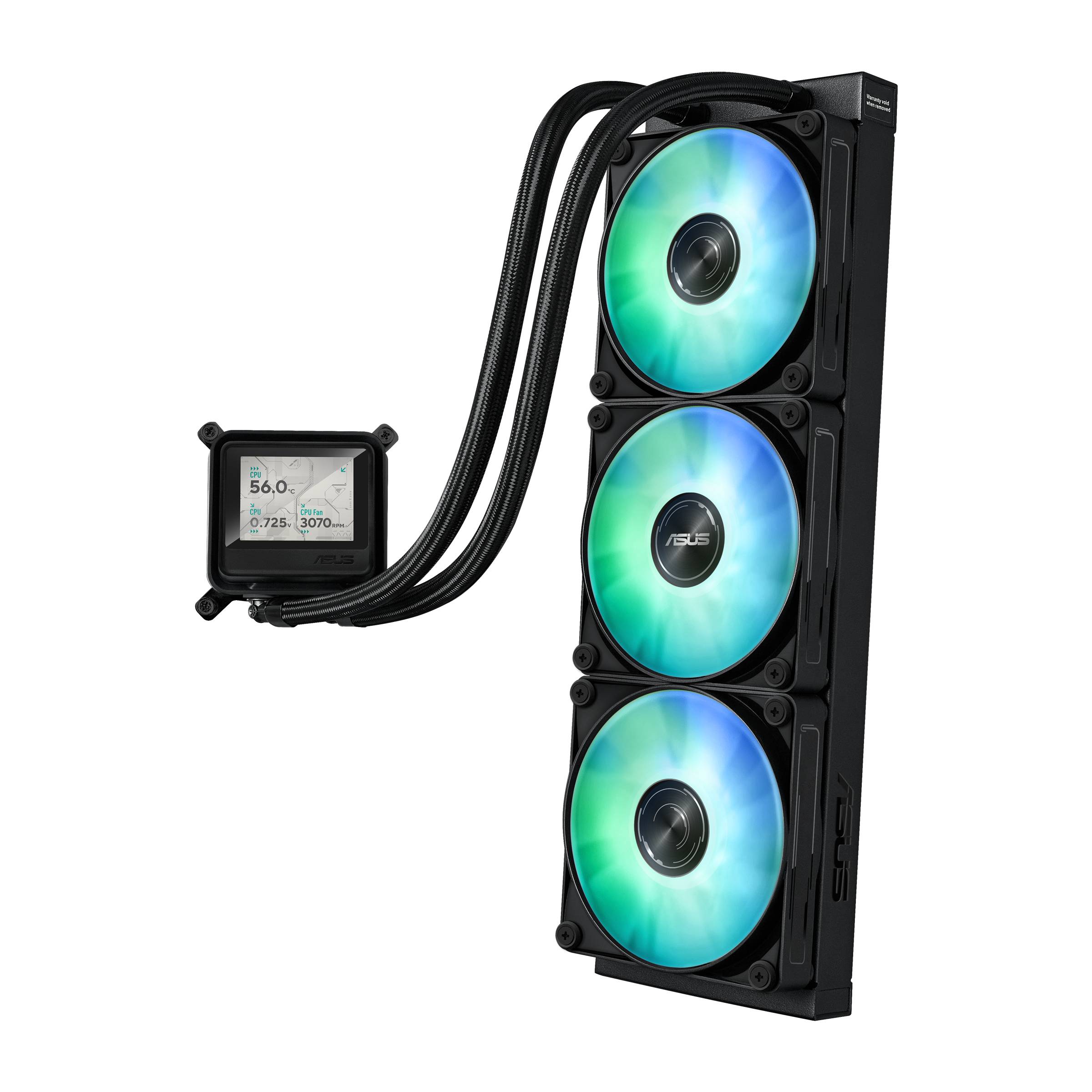 ASUS MAX Gaming LC 360 ARGB LCD White Edition Processor Alles-in-één vloeistofkoeler 12 cm Wit