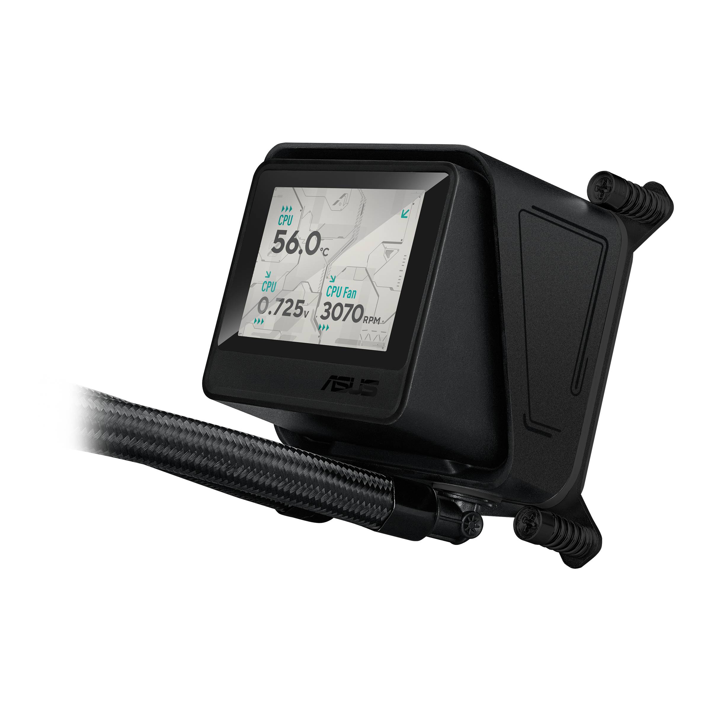 ASUS MAX Gaming LC 360 ARGB LCD White Edition Processor Alles-in-één vloeistofkoeler 12 cm Wit