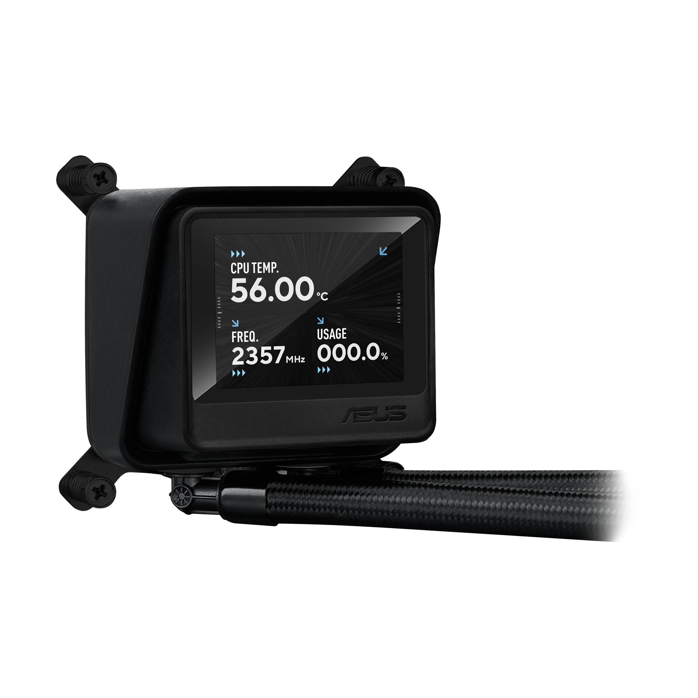 ASUS MAX Gaming LC 360 ARGB LCD White Edition Processor Alles-in-één vloeistofkoeler 12 cm Wit