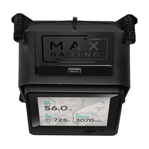 ASUS MAX Gaming LC 360 ARGB LCD White Edition Processor Alles-in-één vloeistofkoeler 12 cm Wit