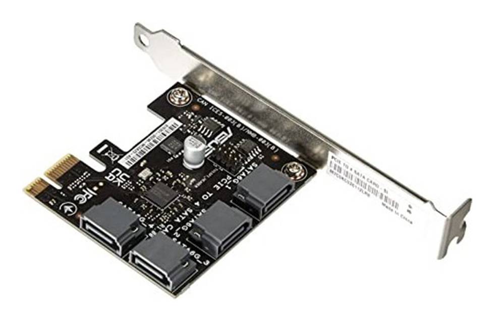 ASUS PCIE To 4 SATA CARD-SI interfacekaart/-adapter Intern