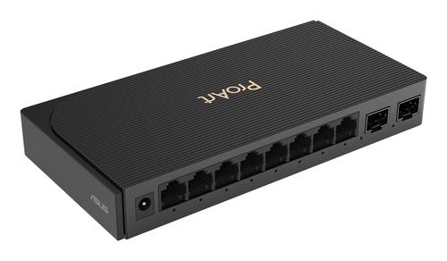ASUS ProArt Switch PQG-U1080 Unmanaged 2.5G Ethernet (100/1000/2500) Zwart