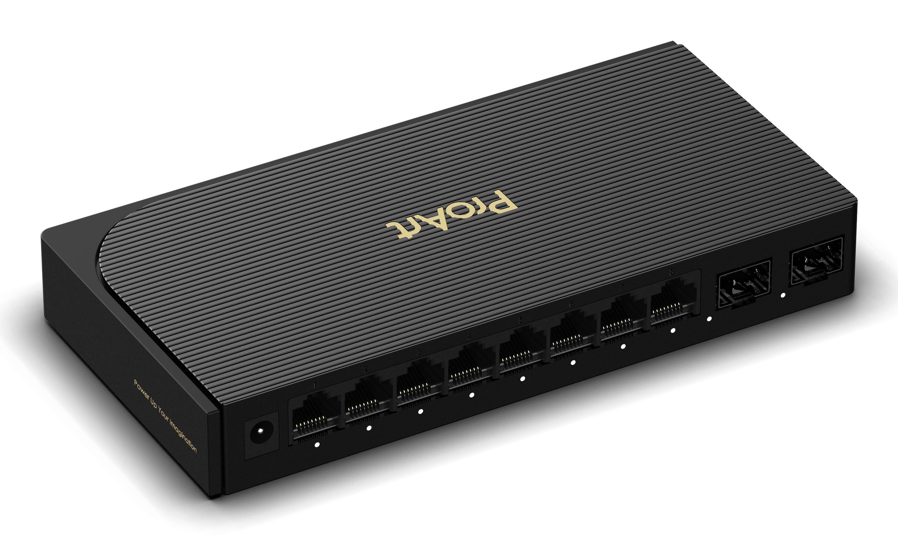 ASUS ProArt Switch PQG-U1080 Unmanaged 2.5G Ethernet (100/1000/2500) Zwart