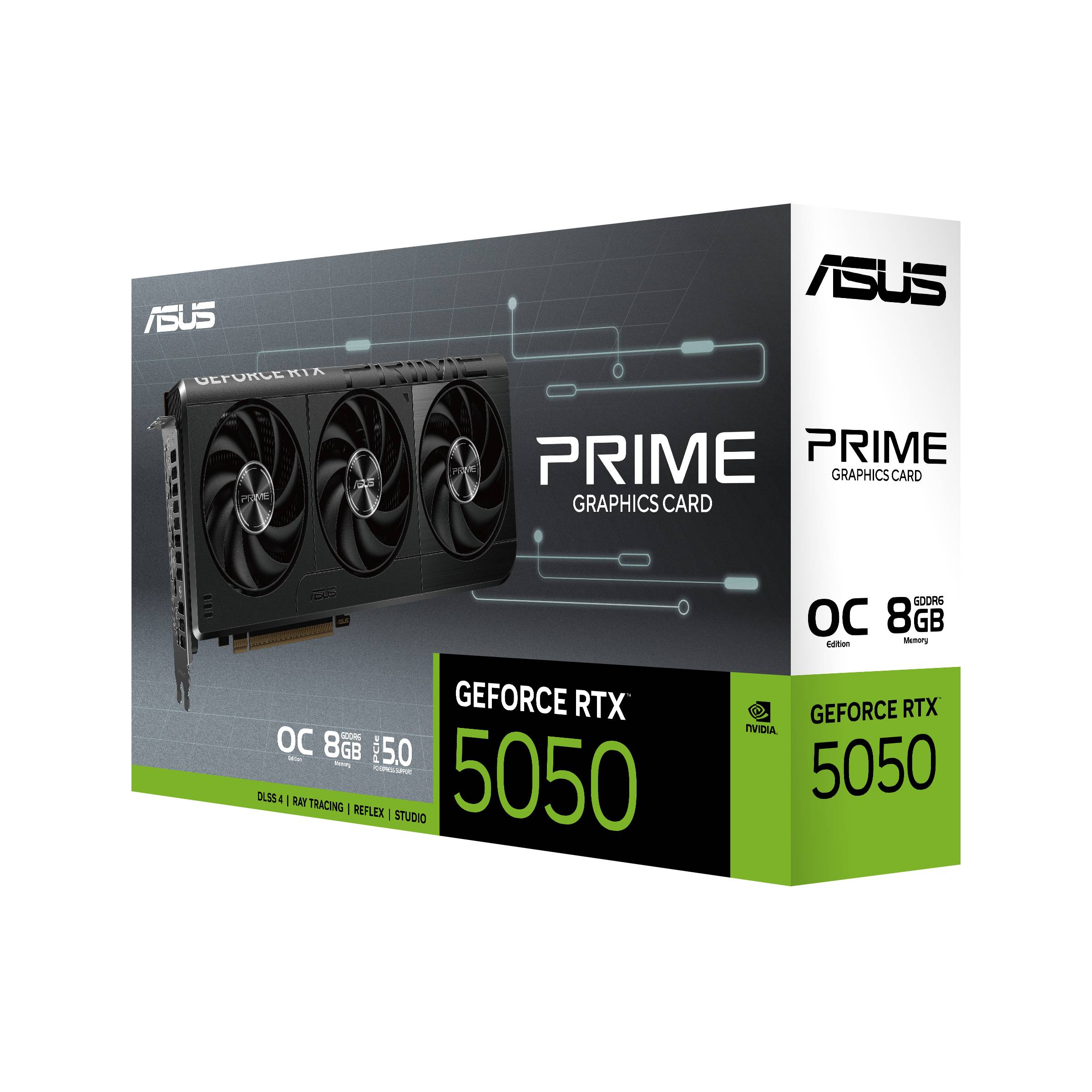 ASUS Prime -RTX5050-O8G NVIDIA GeForce RTX 5050 8 GB GDDR6