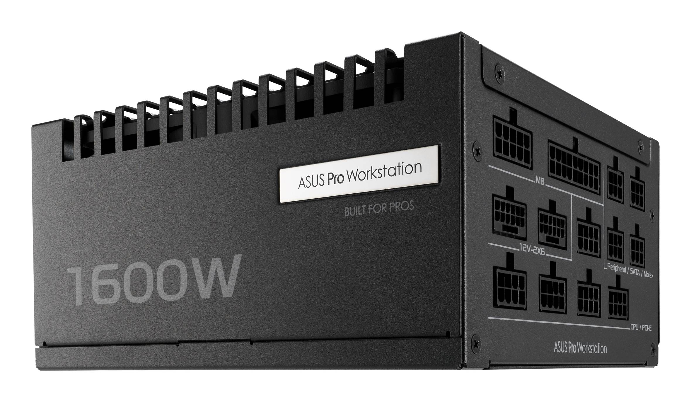 ASUS Pro WS 1600W Platinum power supply unit 20+4 pin ATX ATX Zwart