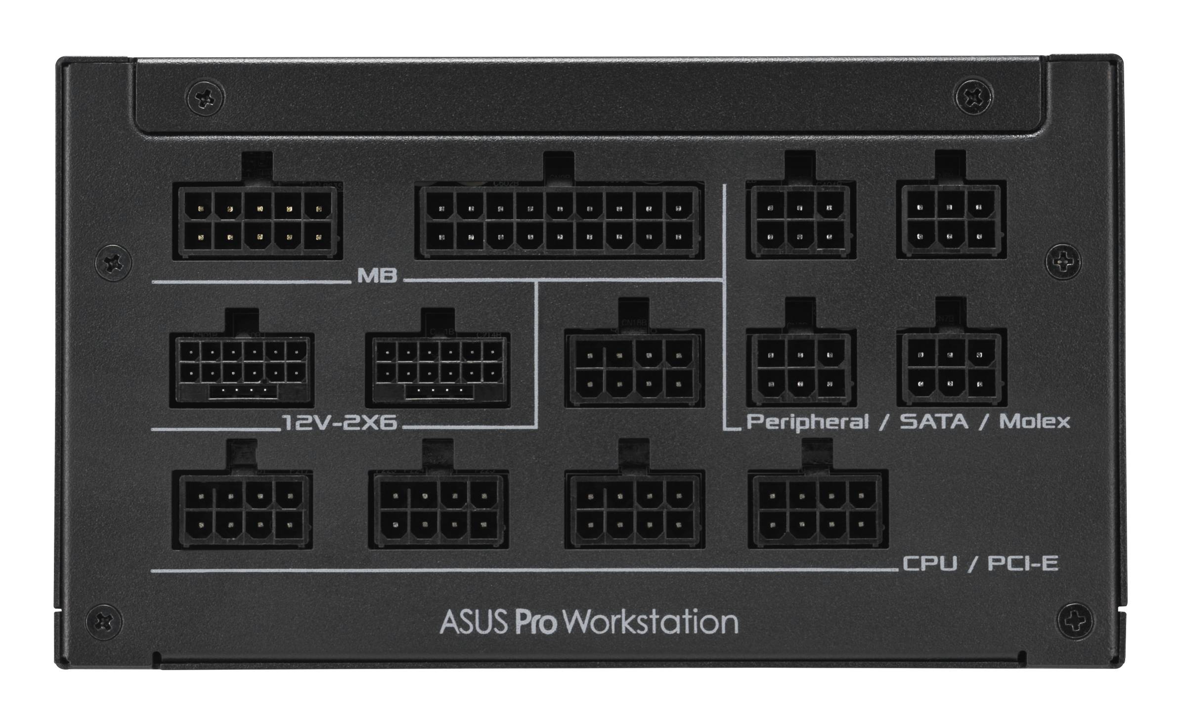 ASUS Pro WS 1600W Platinum power supply unit 20+4 pin ATX ATX Zwart