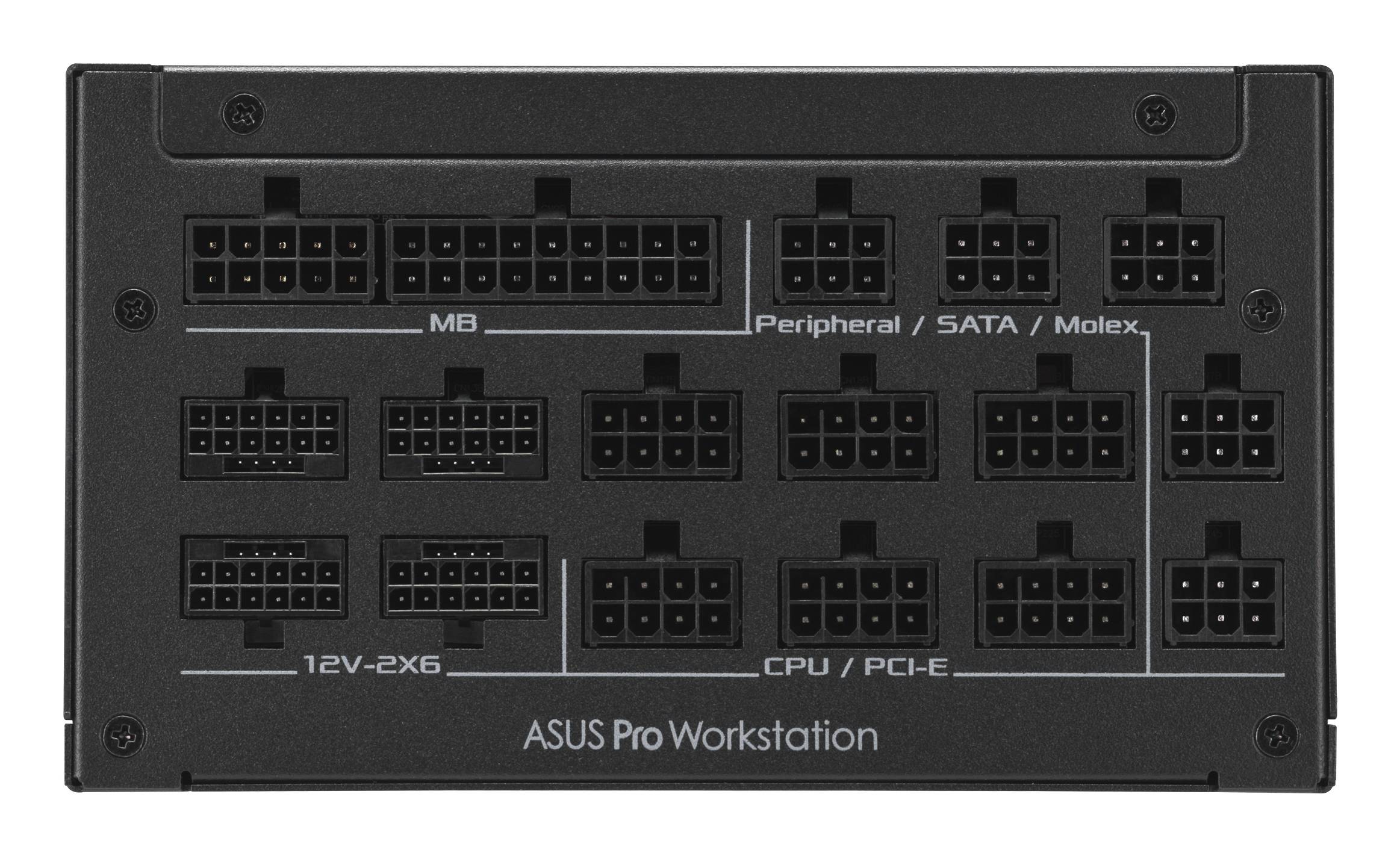 ASUS Pro WS 2200W Platinum power supply unit 20+4 pin ATX ATX Zwart