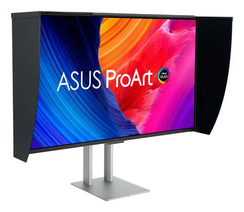 ASUS ProArt OLED PA32UCDMR-K computer monitor 80 cm (31.5") 3840 x 2160 Pixels 4K Ultra HD QD-OLED Zwart, Zilver
