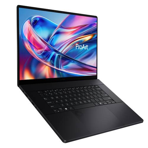 ASUS ProArt P16 H7606WX-SE002X Copilot+ PC AMD Ryzen AI 9 HX 370 Laptop 40,6 cm (16") Touchscreen WQUXGA 64 GB LPDDR5x-SDRAM 4 TB SSD NVIDIA GeForce RTX 5090 Wi-Fi 7 (802.11be) Windows 11 Pro Nederlands Zwart