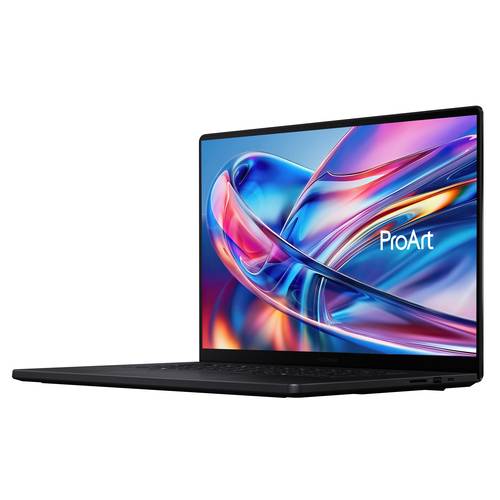 ASUS ProArt P16 H7606WX-SE002X Copilot+ PC AMD Ryzen AI 9 HX 370 Laptop 40,6 cm (16") Touchscreen WQUXGA 64 GB LPDDR5x-SDRAM 4 TB SSD NVIDIA GeForce RTX 5090 Wi-Fi 7 (802.11be) Windows 11 Pro Nederlands Zwart