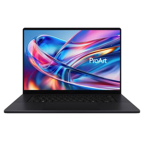 ASUS ProArt P16 H7606WX-SE002X Copilot+ PC AMD Ryzen AI 9 HX 370 Laptop 40,6 cm (16") Touchscreen WQUXGA 64 GB LPDDR5x-SDRAM 4 TB SSD NVIDIA GeForce RTX 5090 Wi-Fi 7 (802.11be) Windows 11 Pro Nederlands Zwart
